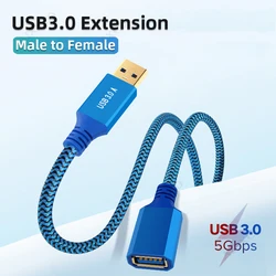 Cable Alargador USB 3.0 AIXXCO para PC TV y Consolas