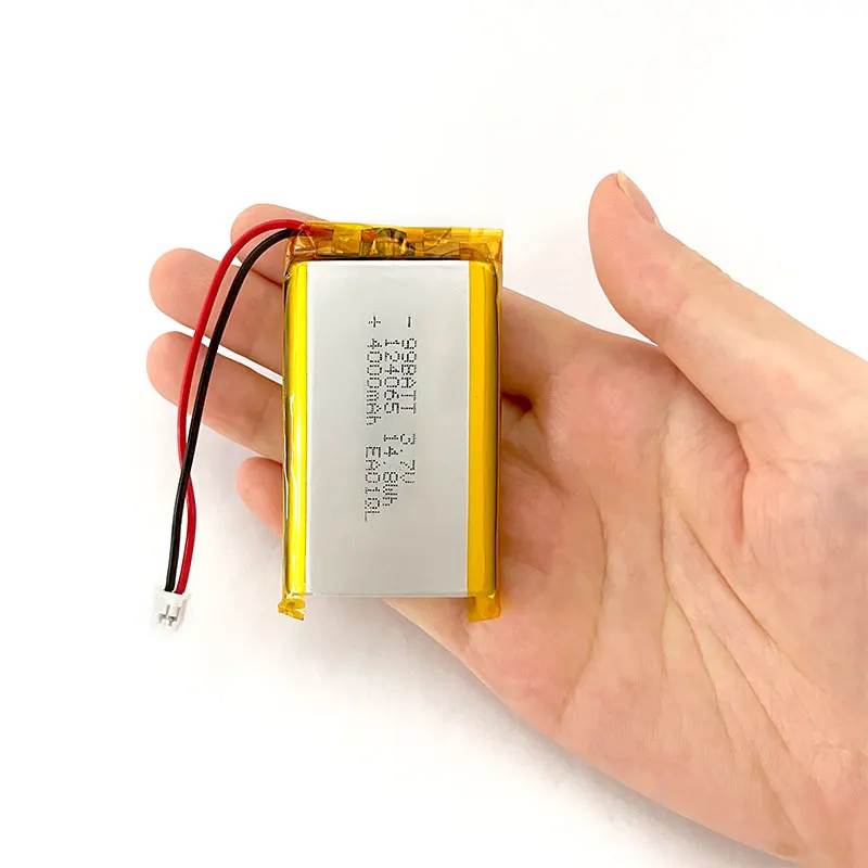 124065   Batería de litio de 3,7 V, 4000mAh, 14,8wh, baterías de polímero de iones de litio, Ph 2,0mm, 2 pines para banco de energía, cerradura electrónica, grabadora de coche - imagen 5