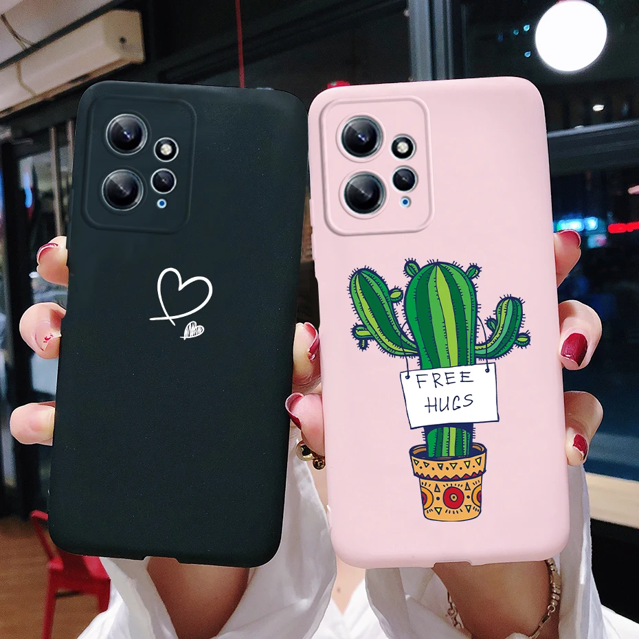 Para Xiaomi Redmi Note 12 4G 5G Global Funda parachoques Linda Funda de teléfono suave delgada de dibujos animados para Xiaomi Redmi Note12 Pro Plus Funda - imagen 4