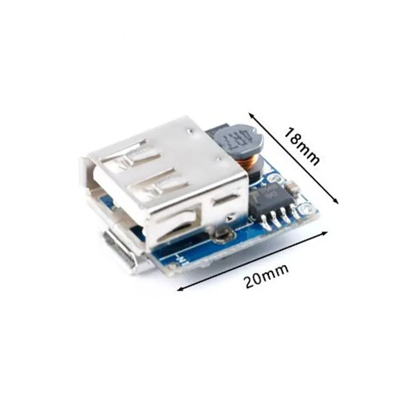 Módulo de cargador de batería de litio 18650, 3,7 V, 4,2 V a 5V, USB, bricolaje, placa convertidora de refuerzo, Kit de energía móvil - imagen 3