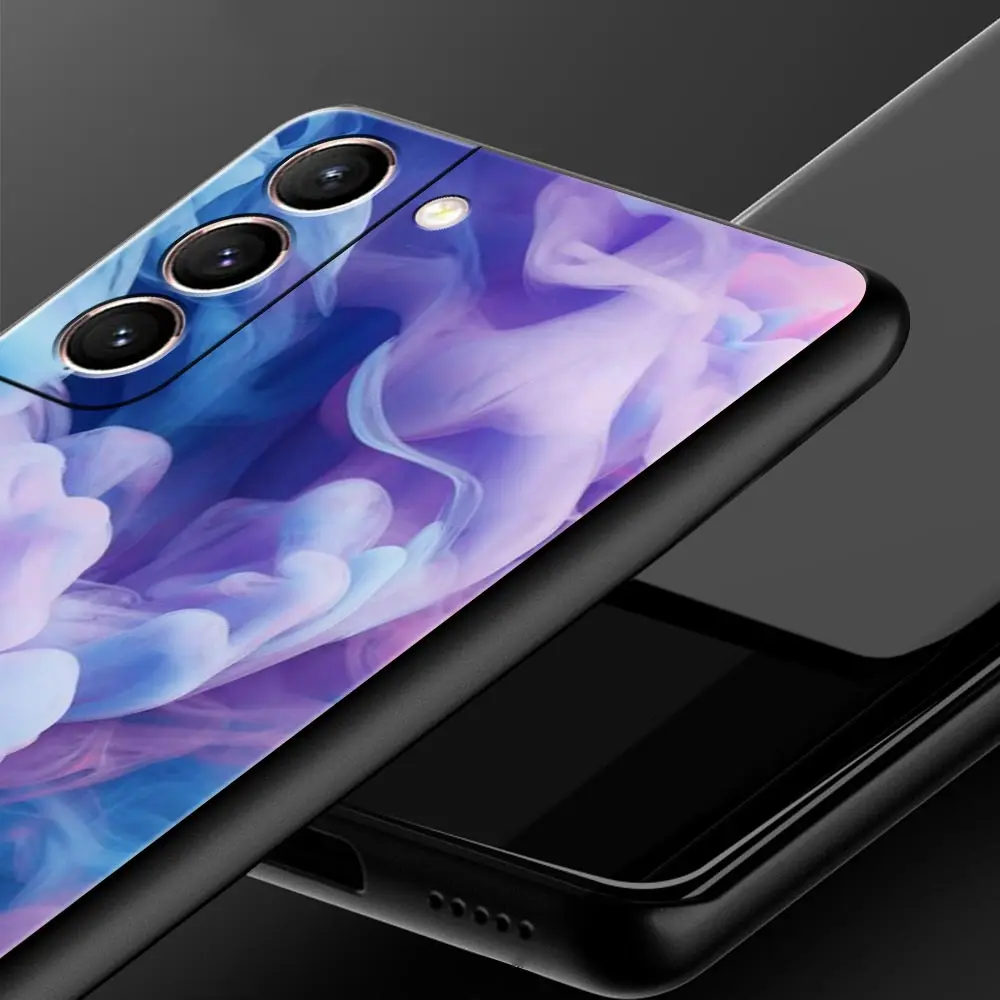 Funda de teléfono flotante con mural de caramelo líquido para Samsung Galaxy S24 S23 S22 Ultra S20 S21 FE 5G S10 S9 Plus S10E S8 S7 Edge, funda suave - imagen 3