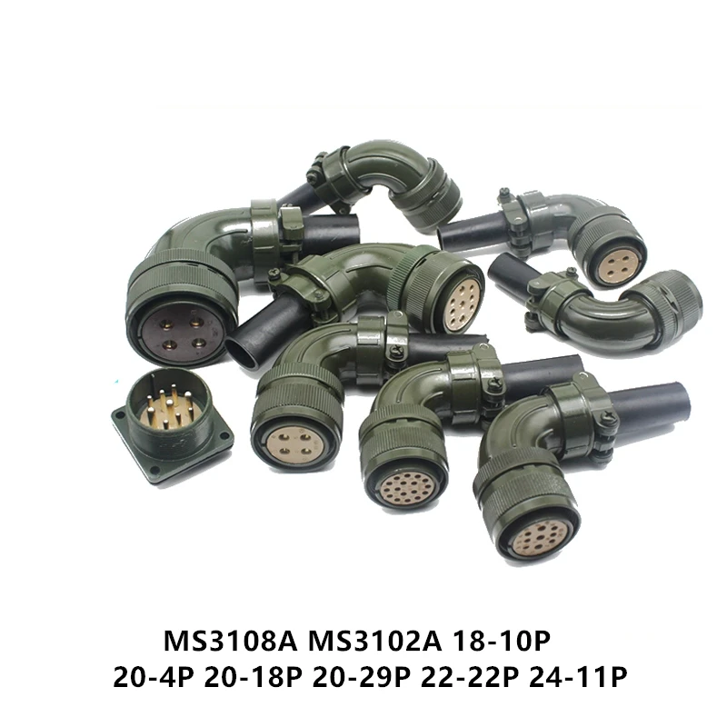 Base de conector de aviación MS3108A MS3108B 18-10 22-23 20-18 20-29P 20-4 24-11S, Pedestal, enchufe de servomotor para Panasonic Anchuan