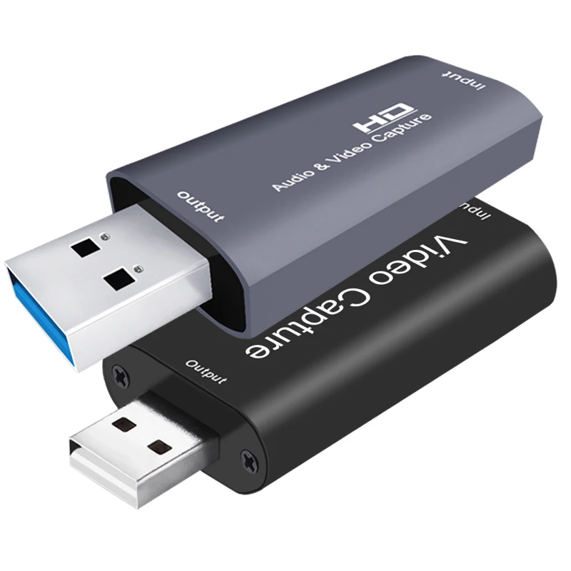 Tarjeta de captura de vídeo 4K, USB 2,0, 3,0, compatible con HDMI, caja de captura de vídeo para PS4, PS3, portátil, PC, teléfono, juegos, grabación de vídeo, transmisión en vivo