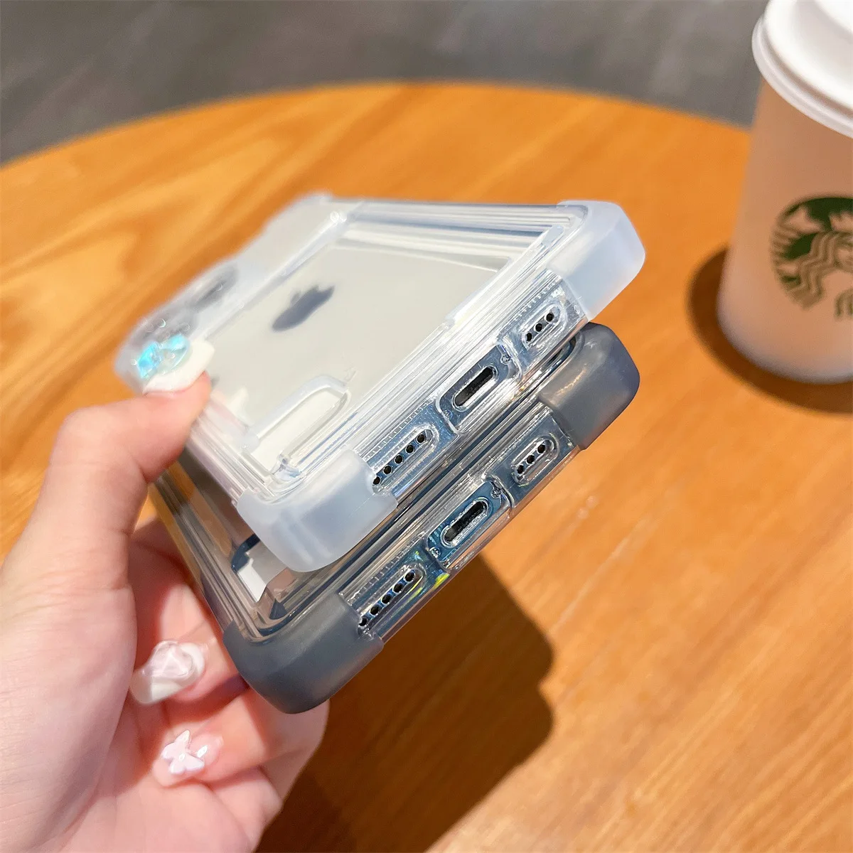 Funda de teléfono con ranura para tarjeta, carcasa de silicona a prueba de golpes para iPhone 13, 11, 14, 15 Pro Max, 12, 13Pro Max, 15 Pro Max - imagen 5