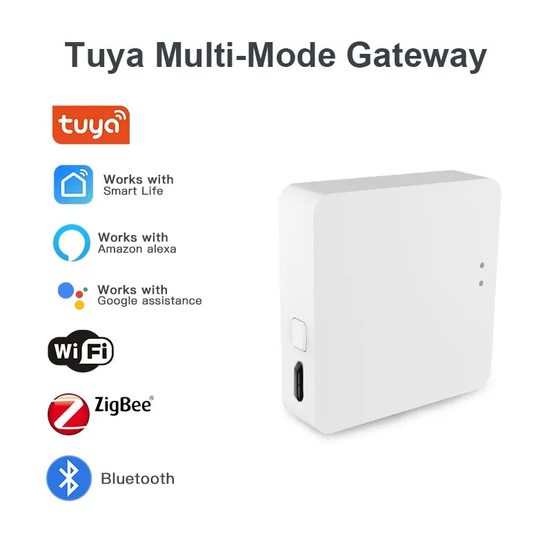 Tuya multimodo ZigBee Bluetooth Hub de enlace inalámbrico electrodomésticos inteligentes Control remoto puente compatible con Alexa Google Home - imagen 2