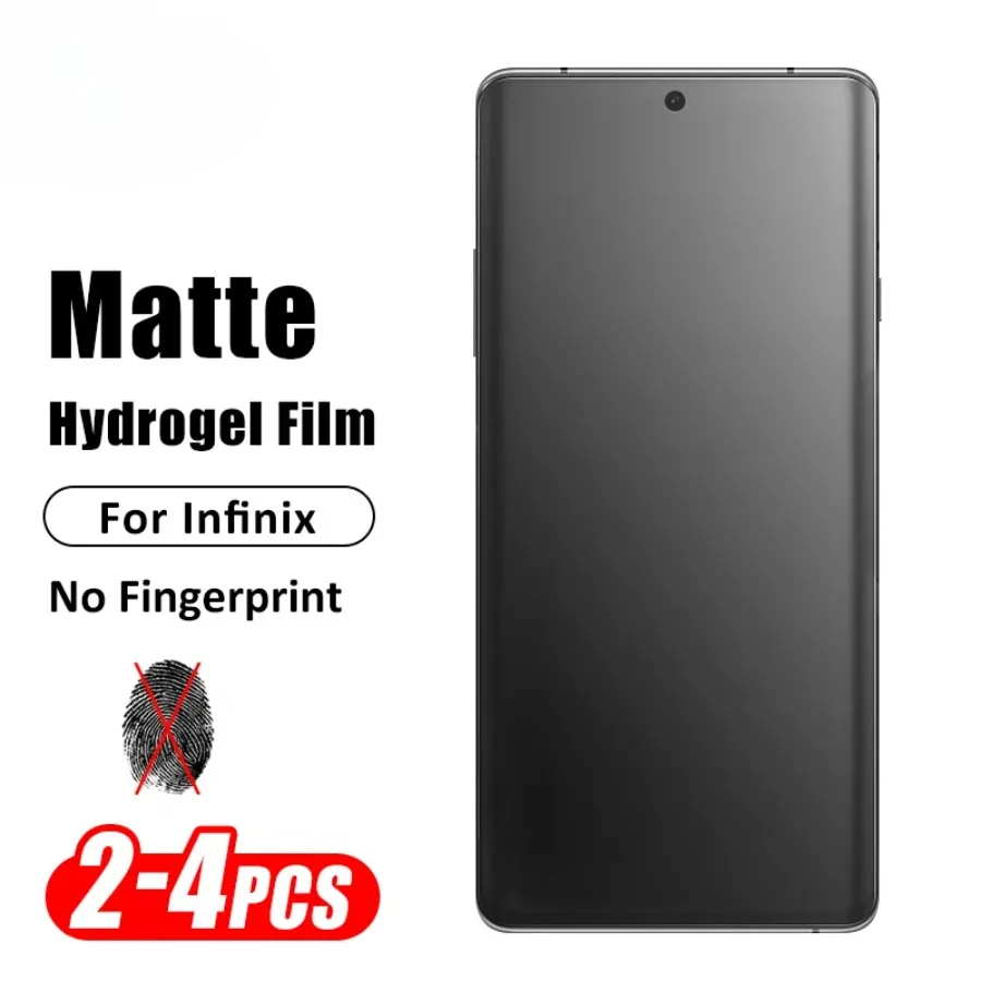 Película de hidrogel mate curvada para Infinix Note 40 Pro Plus, Protector de pantalla para Infinix Zero 30 4G, a prueba de explosiones, no vidrio, 2-4 Uds.