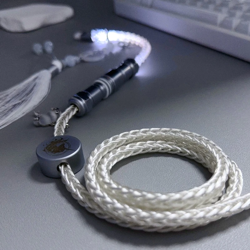 SHINE CUSTOMIZE Cable de teclado ShanHaiJing Series BeishanJing Unicorn Edición limitada 8K E-sports Cable de enchufe de aviación