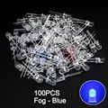 100pcs Fog-Blue