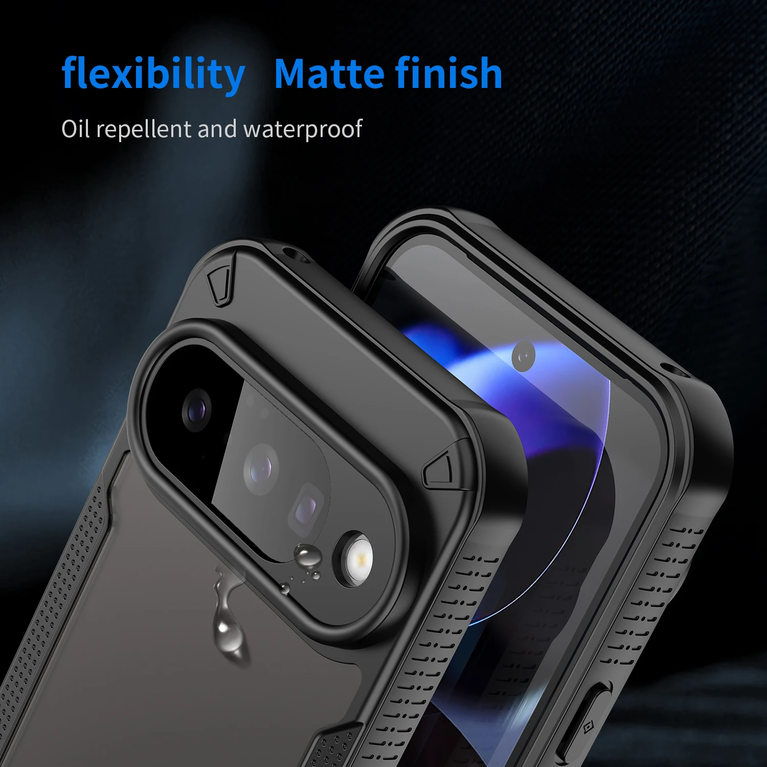 Funda de lujo para Google Pixel 10 Pro XL, funda delgada a prueba de golpes para Pixel10Pro, cubierta híbrida mate transparente ﻿ Etui Coque - imagen 5