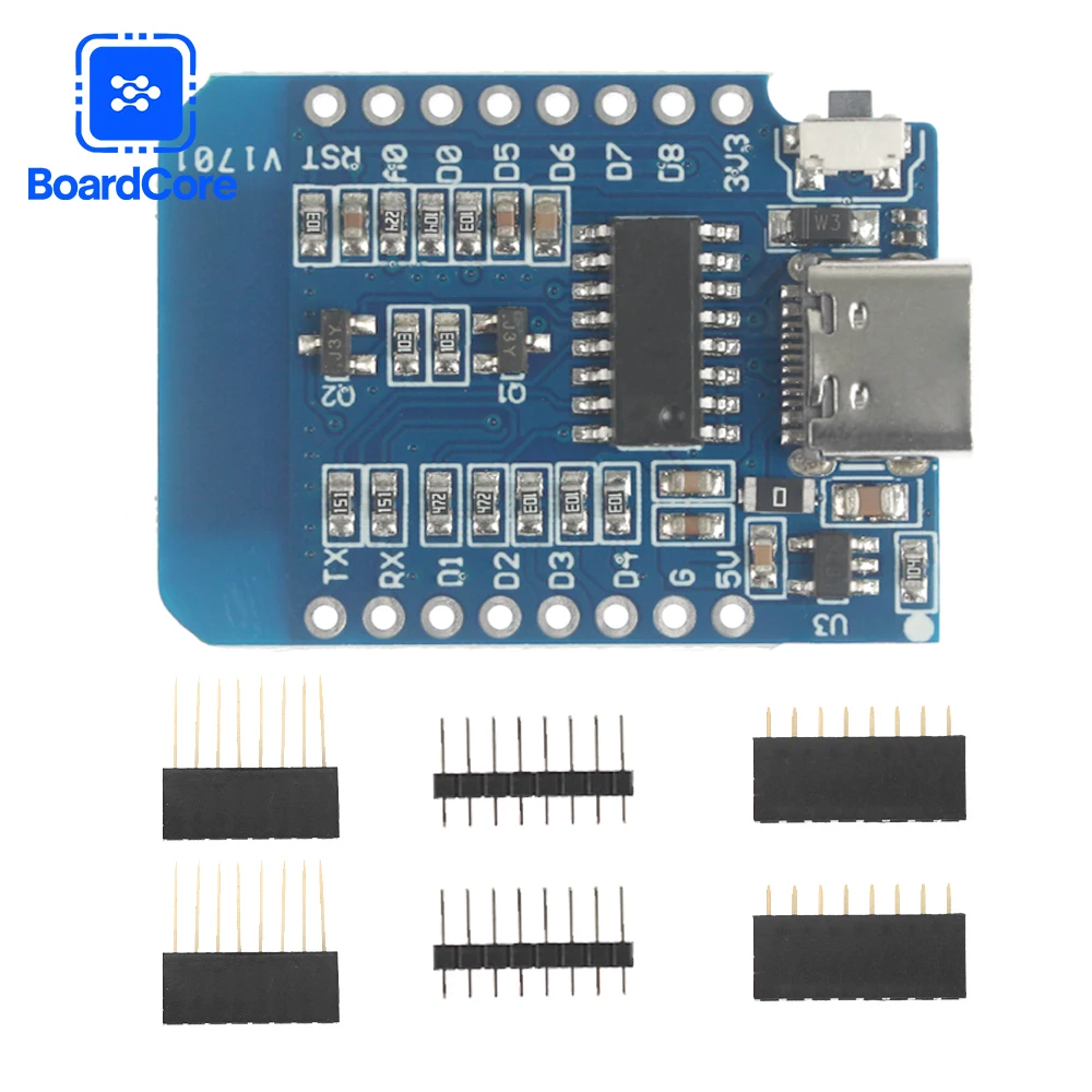 Placa de desarrollo D1 Mini NodeMcu TYPE-C/MICRO USB WiFi NodeMcu Lua WIFI basada en el módulo ESP8266 ESP-12F para Arduino - imagen 4