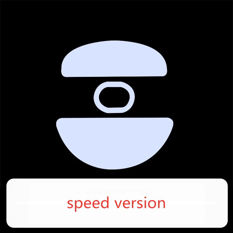 1 Juego de patines de ratón ultrafraglide Meow Gaming Gear para MCHOSE L7 Ultra + ratones de mano medianos y grandes pies de velocidad de freno deslizadores de ratones de hielo PTFE