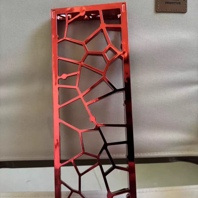 Caja de teclado hueca GH60, Material ABS, revestimiento de espejo PVD, adecuado para teclado mecánico Wooting60 Mad60, regalo de modificación DIY - imagen 2