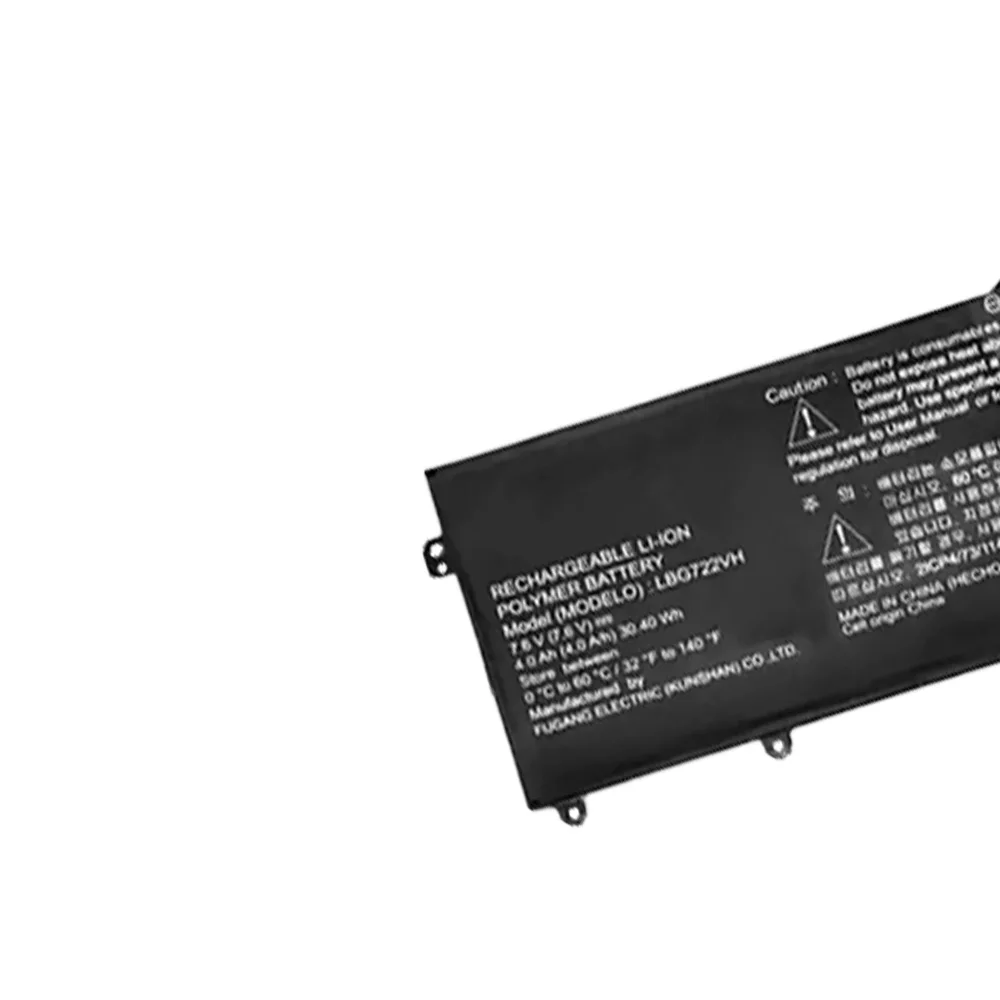 LBG722VH 7,6 V 30,40Wh 4.0Ah batería del ordenador portátil para LG 13Z940 13ZD940-GX58K 14Z950 EAC62198201 13ZD940 14ZD960-GX5GK 15Z960 15Z975 - imagen 4