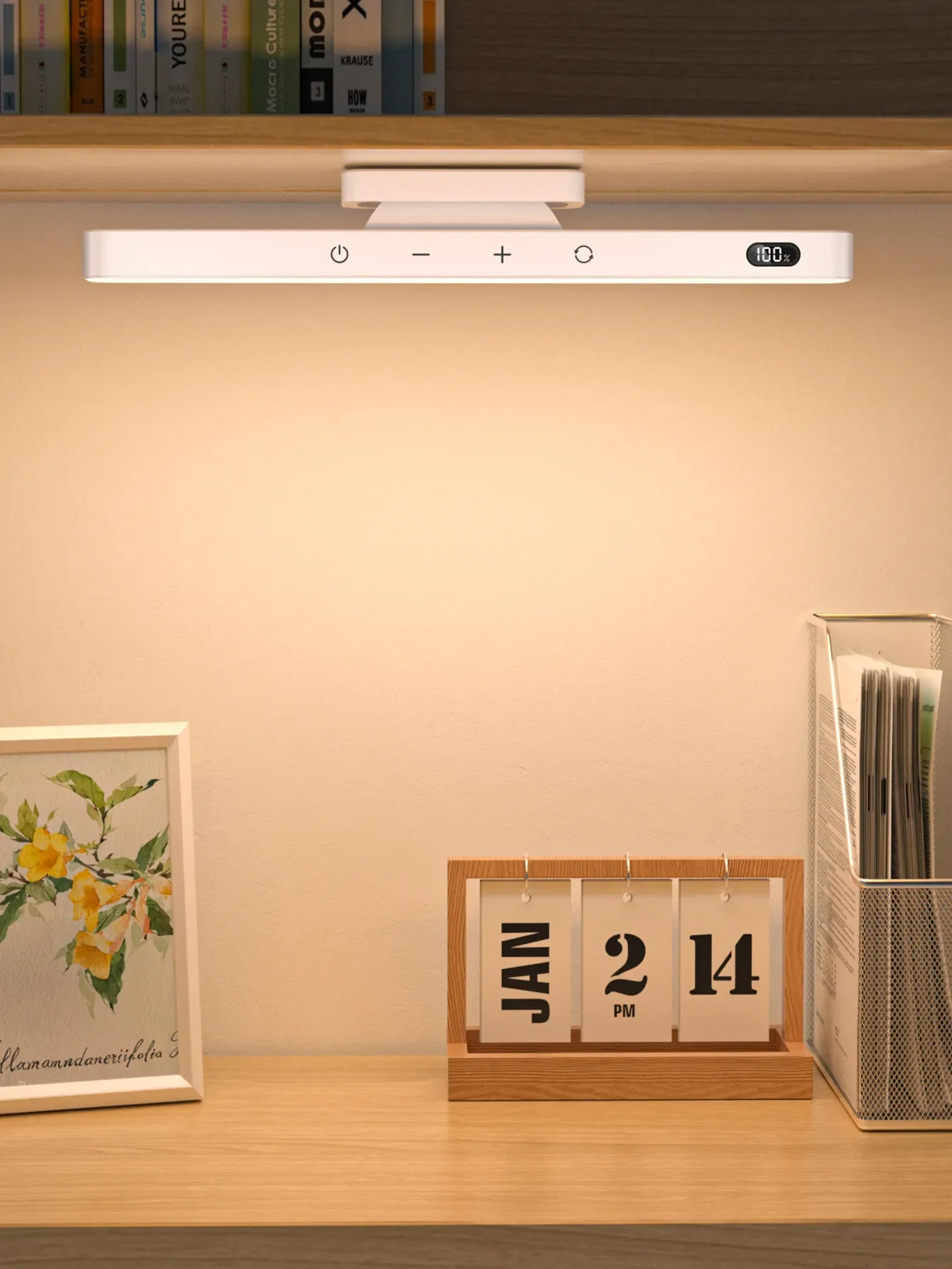 AliExpress Collection Lámpara de mesa LED táctil magnética para escritorio, luz nocturna recargable con batería integrada de 2500mAh para lectura, espejo de armario y mesita de noche - imagen 2