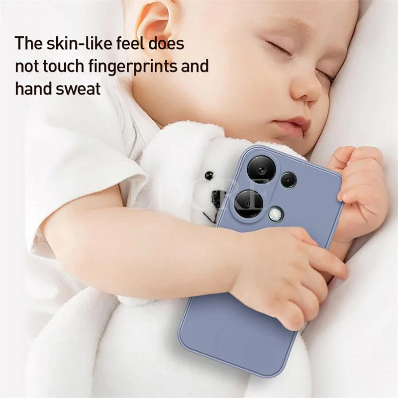 Para Xiaomi Redmi Note 13 Pro funda de silicona líquida Redmi Note 13 Pro funda protectora de TPU para teléfono Redmi Note 13 Pro cubierta - imagen 4