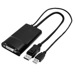 Adaptador DisplayPort a DVI-D activo DP 1.2 para monitores 2560x1600