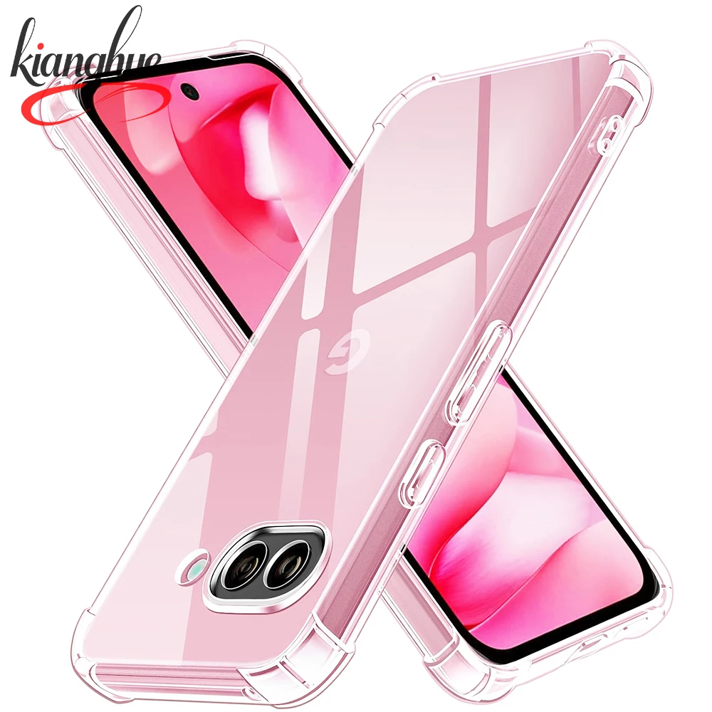 Funda blanda de silicona transparente a prueba de golpes para Google Pixel 9 9a 8 8a 7 7a 6 6a 5 5a Pro XL cubierta trasera transparente ultrafina carcasa de TPU