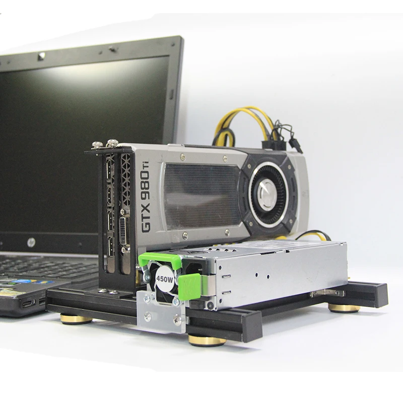 Caja Gráfica Externa eGPU para Portátil con Tarjeta Riser PCIe - imagen 3