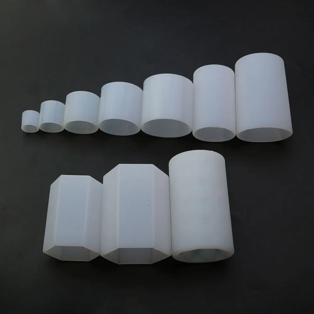 JCD nuevo molde de gota espejo flor seca múltiples especificaciones cilíndricas Hexagonal vela adornos molde de silicona herramientas de resina - imagen 3