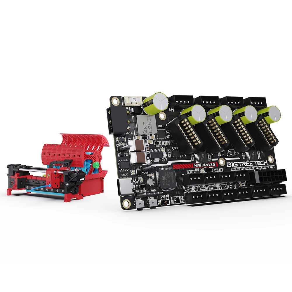 BIGTREETECH MMB CAN Board alimentador de zanahorias y conejos agrandados tablero de Control ERCF CAN Bus para Voron V2.4 Trident DIY AMS Klipper - imagen 5