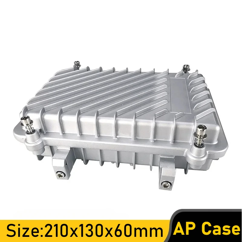 Amplificador de puente AP inalámbrico de largo alcance para exteriores, caja impermeable IP66, carcasa de Metal de aluminio fundido para estación Base de comunicación