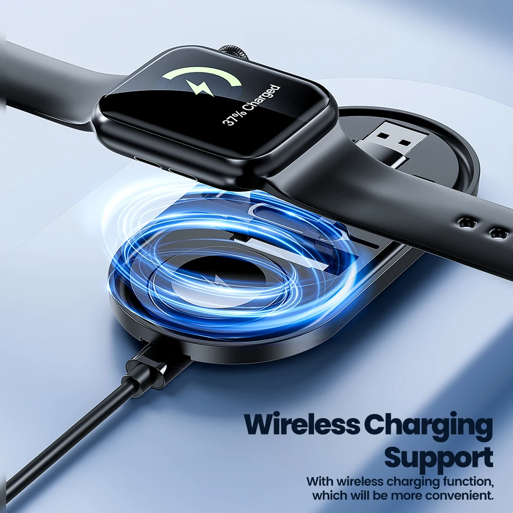 Toocki-Mini Cable de datos para reloj, cargador inalámbrico USB C a Tpye C, Cable de carga rápida, caja organizadora multifunción de viaje - imagen 4