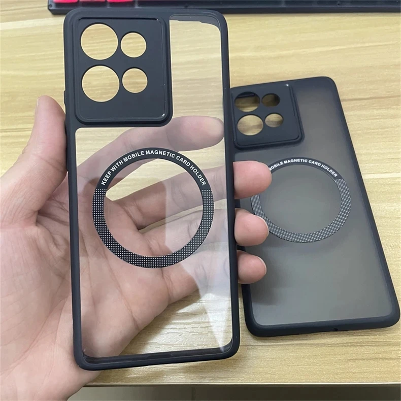 Funda dura de PC para Xiaomi Mi 14T Pro, carcasa protectora trasera magnética mate para Xiaomi Mi 14 14T Pro 14, carcasa Ultra completa - imagen 2