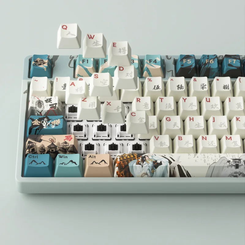 Akko 5108B Plus Joy of Life Teclado mecánico RGB Cherry Profile 108 teclas Full Size RGB Hot Swap con cable/2,4G/Bluetooth inalámbrico - imagen 4