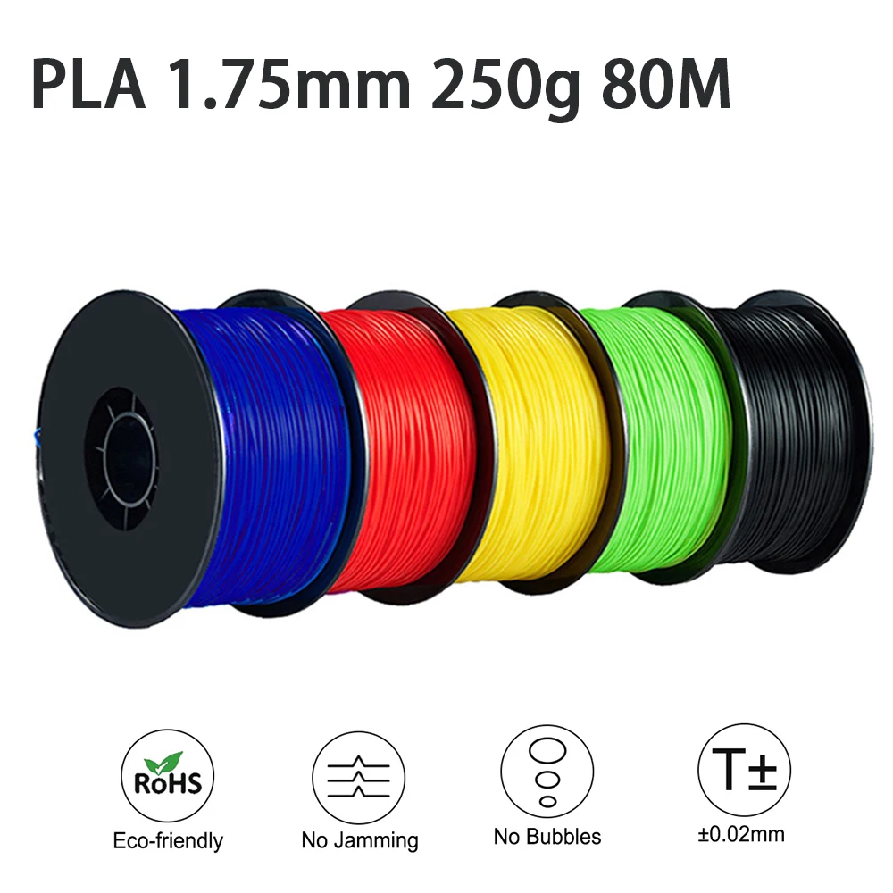 Filamento de impresión 3D Easythreed PLA 250g Longitud 80M Diámetro 1,75 mm Material de impresora FDM - imagen 2