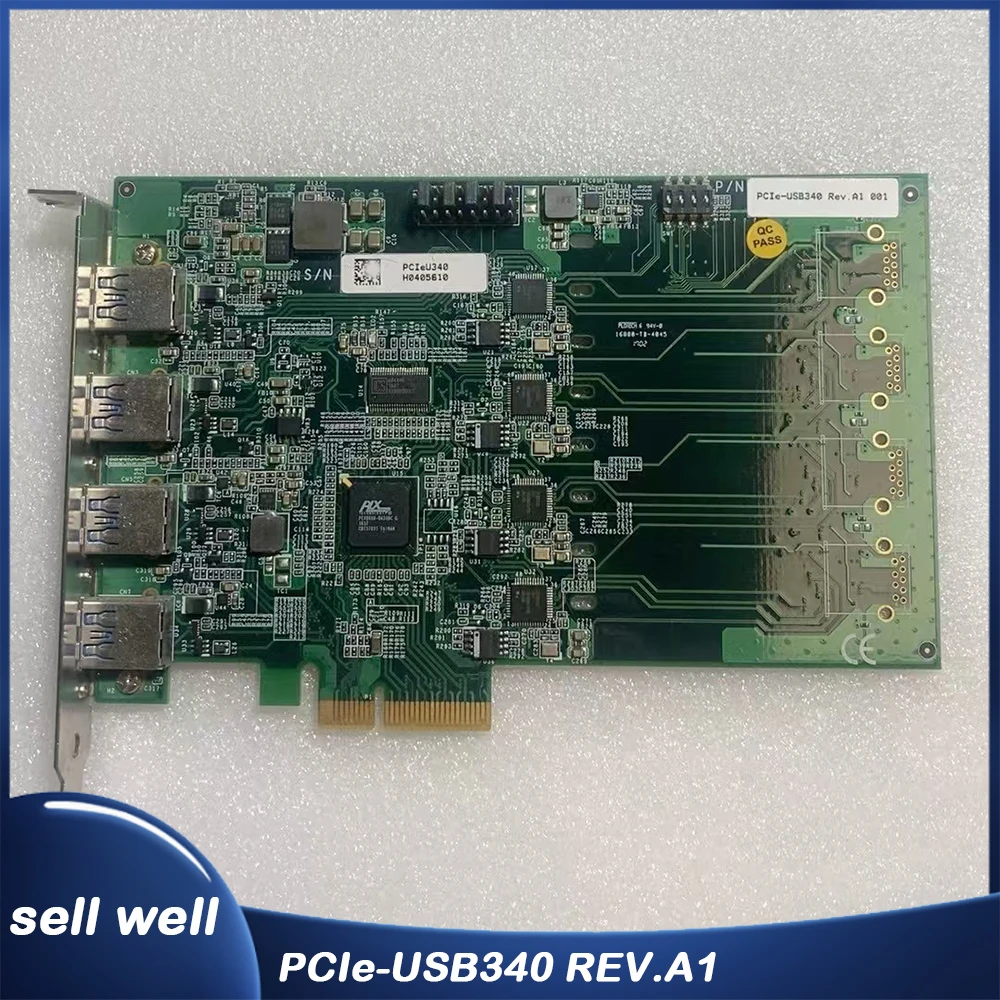 PCIe-USB340 REV.A1 para tarjeta de adquisición de cuatro puertos Advantech - imagen 2