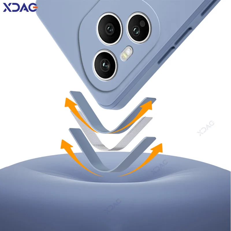 Fundas de teléfono cuadradas originales de silicona líquida para Honor 400 Pro Honor400 400Pro 5G, funda protectora suave anticaídas a prueba de golpes - imagen 4