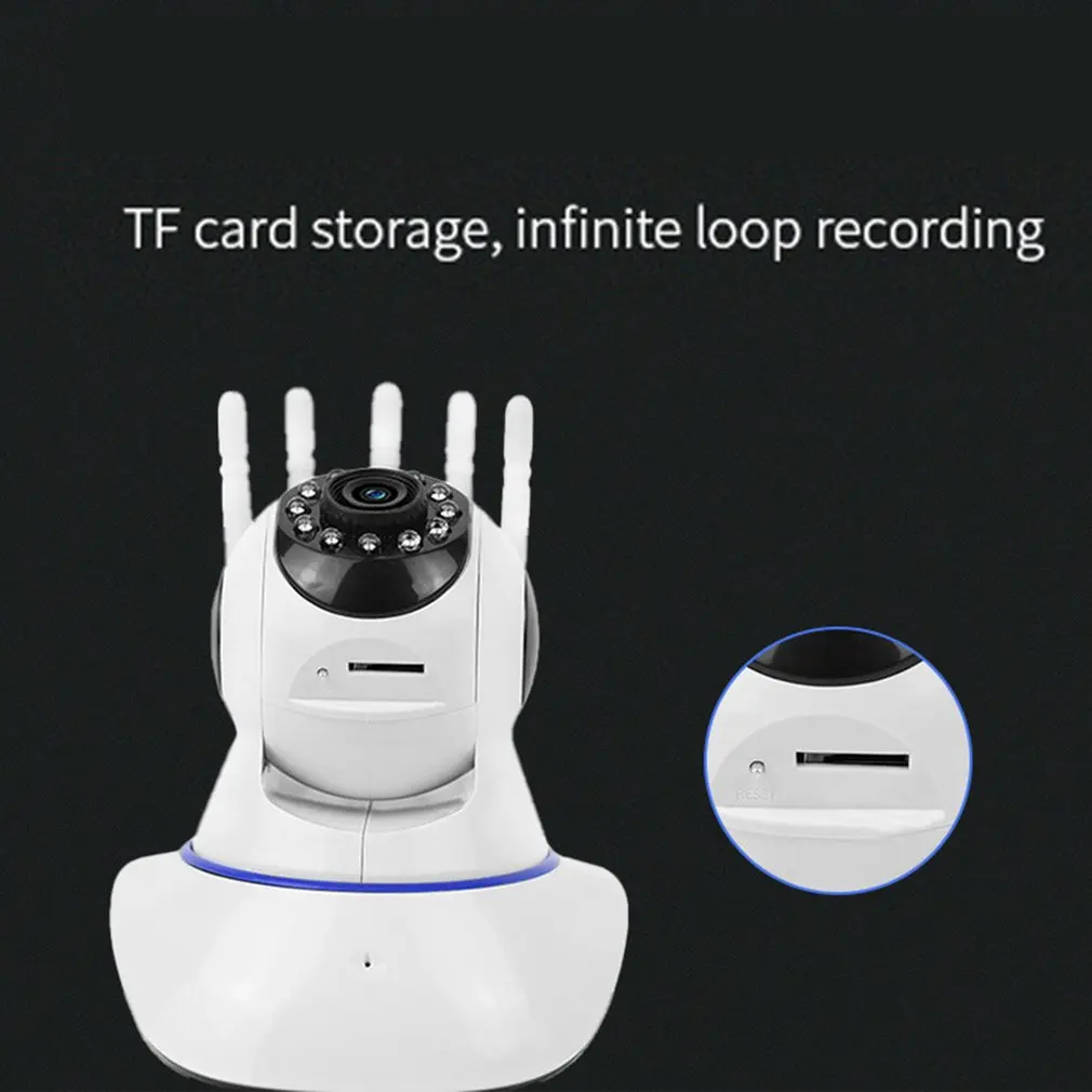 Cámara de vigilancia de seguridad para el hogar, videocámara inalámbrica con WIFI 1080p, Audio bidireccional, 360 grados, seguimiento automático inteligente, registro de monitoreo de bebé - imagen 4