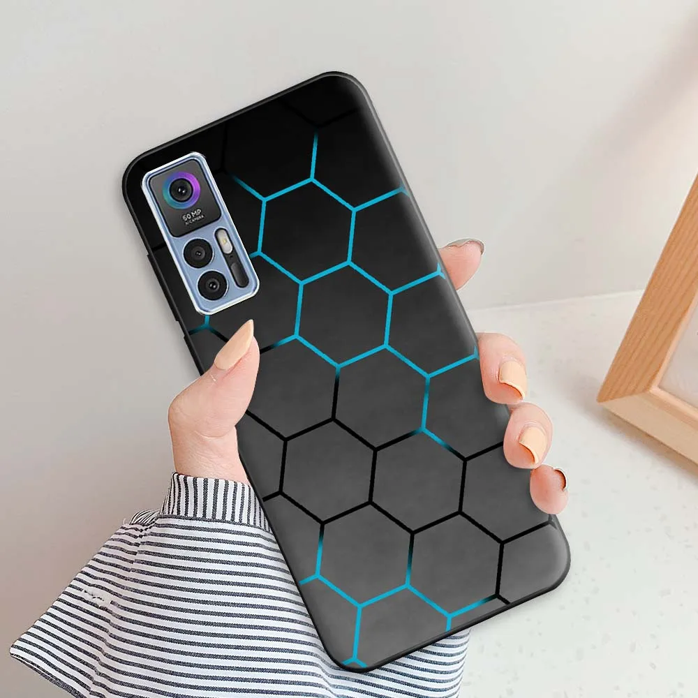 Funda de silicona para teléfono móvil, carcasa trasera de lujo a prueba de golpes, para TCL 30 Plus, 5G - imagen 2