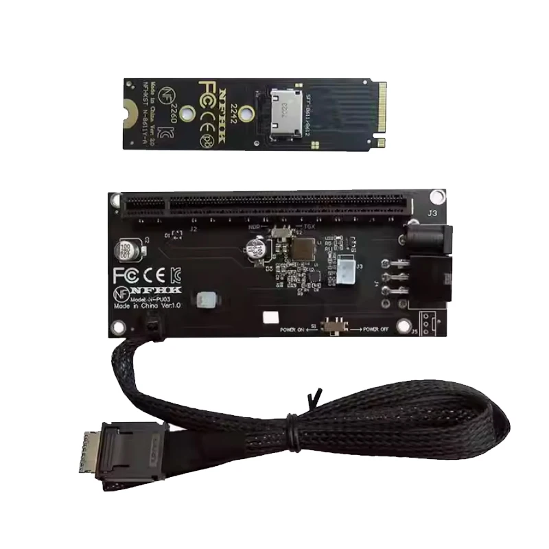 Tarjeta gráfica externa NVMe M.2 a Oculink SFF-8612, adaptador eGPU para ordenador portátil