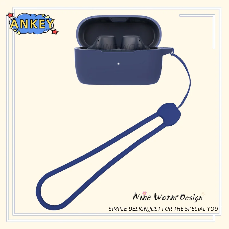 Funda protectora para auriculares Jabra Elite 2 Elite 3, E2, E3, anticaída, silicona suave, inalámbrico, Bluetooth - imagen 2