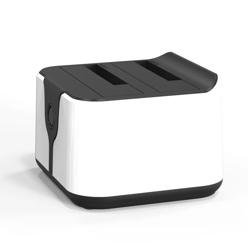 Soporte de disco duro USB 3,0 de doble bahía para 2,5 pulgadas/3,5 pulgadas SATA mecánico SSD HDD máquina copiadora de escritorio caja de unidad de estado sólido - imagen 5