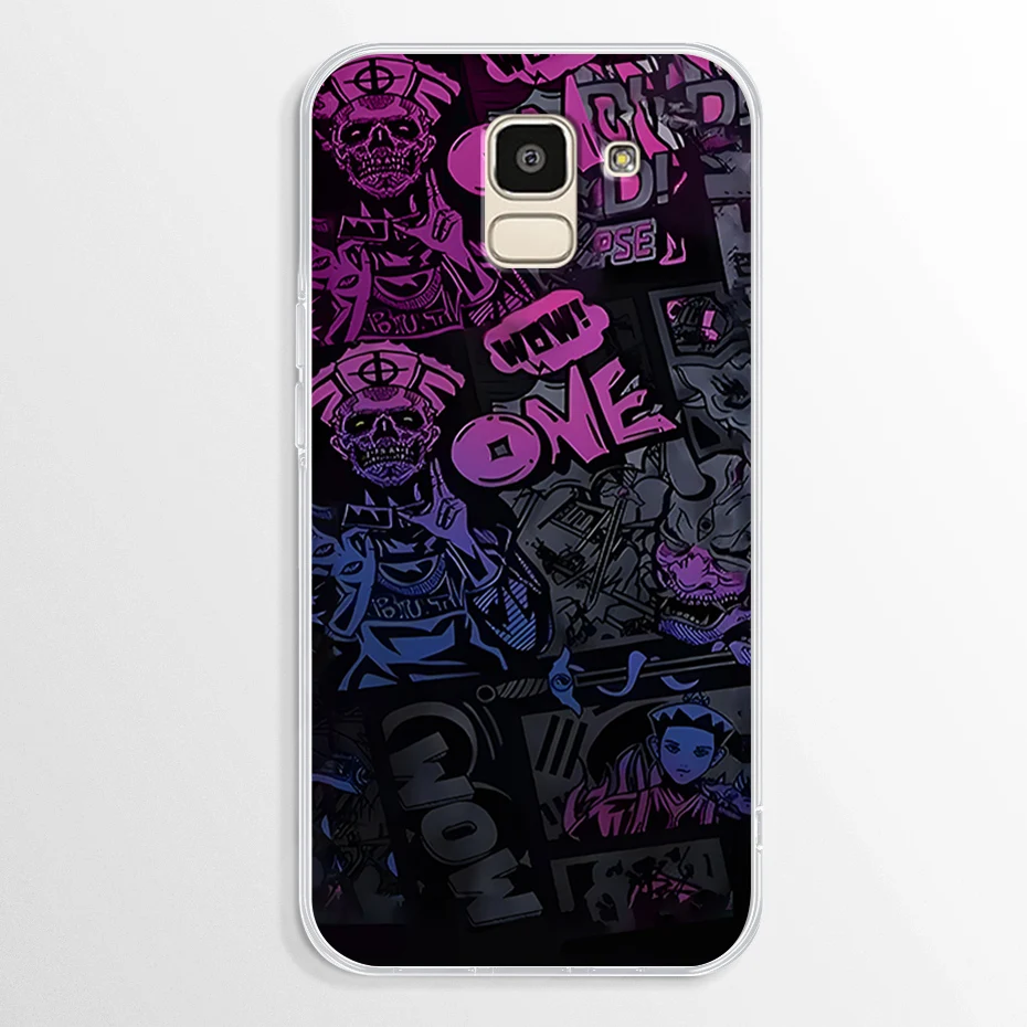 Funda transparente para Samsung Galaxy J6 Plus J8 2018 J610F, Funda elegante de silicona suave para Samsung J6 J600F Capa - imagen 4