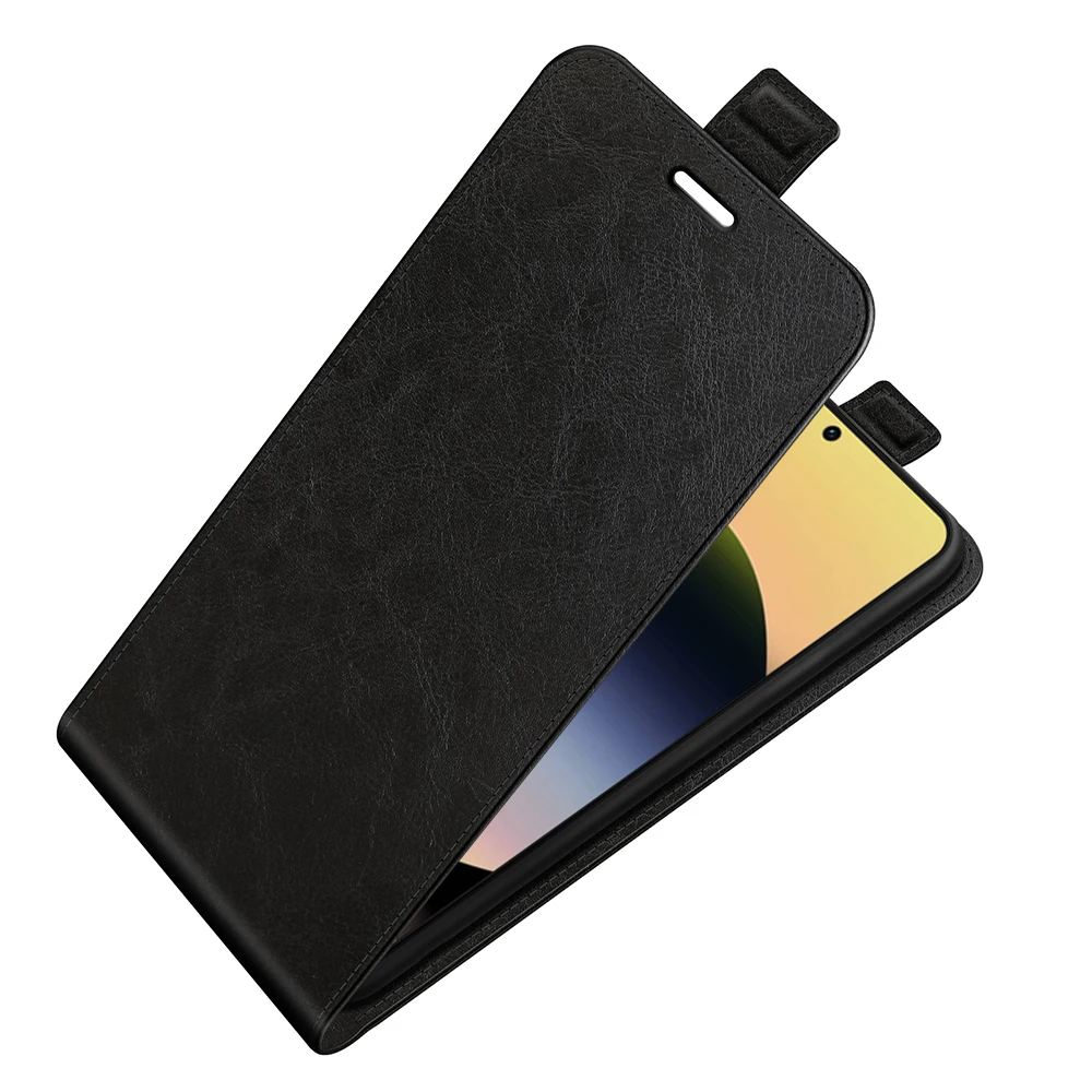 Para Redmi Note 14S 4G funda de cuero con tapa de alta calidad funda Vertical para Redmi Note 14S 4G - imagen 2