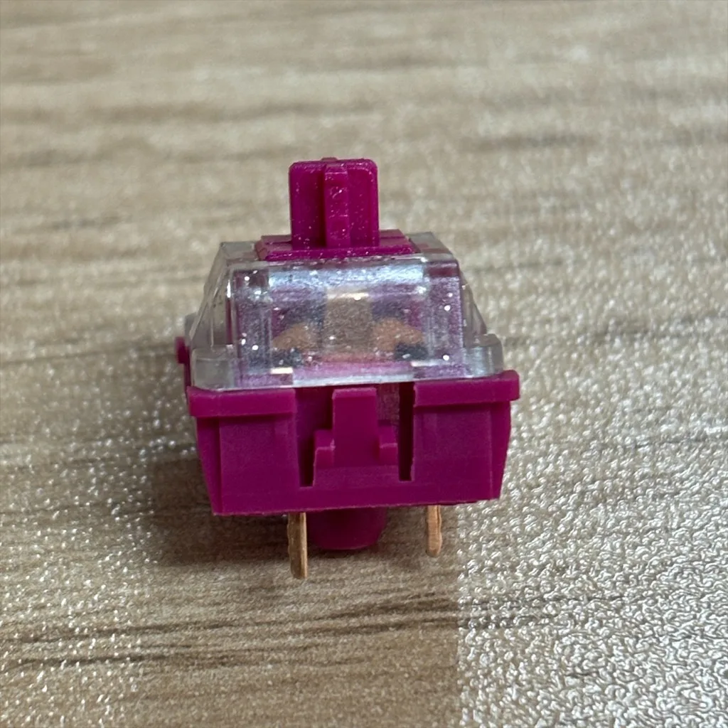 Interruptor rojo vino lineal 3 pines MX DIY intercambiable en caliente prelubado de fábrica para accesorios de teclado mecánico - imagen 5