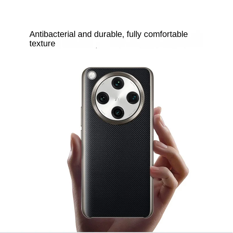 Para OPPO Find X8 Ultra funda de lujo de cuero vegano piel de grano funda protectora trasera para OPPO Find X8 Pro X8S + carcasa de teléfono - imagen 3