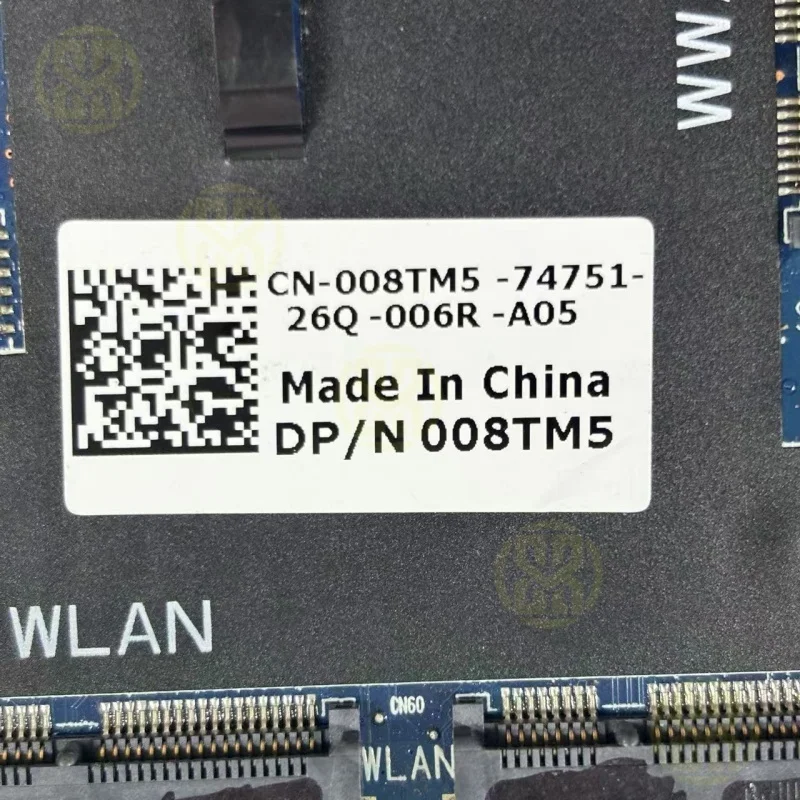 008TM5 CN-008TM5 Para Dell E6220 Vida-6050A 2428801 -MB-A01 Placa base para computadora portátil DDR3 100% Prueba OK - imagen 3