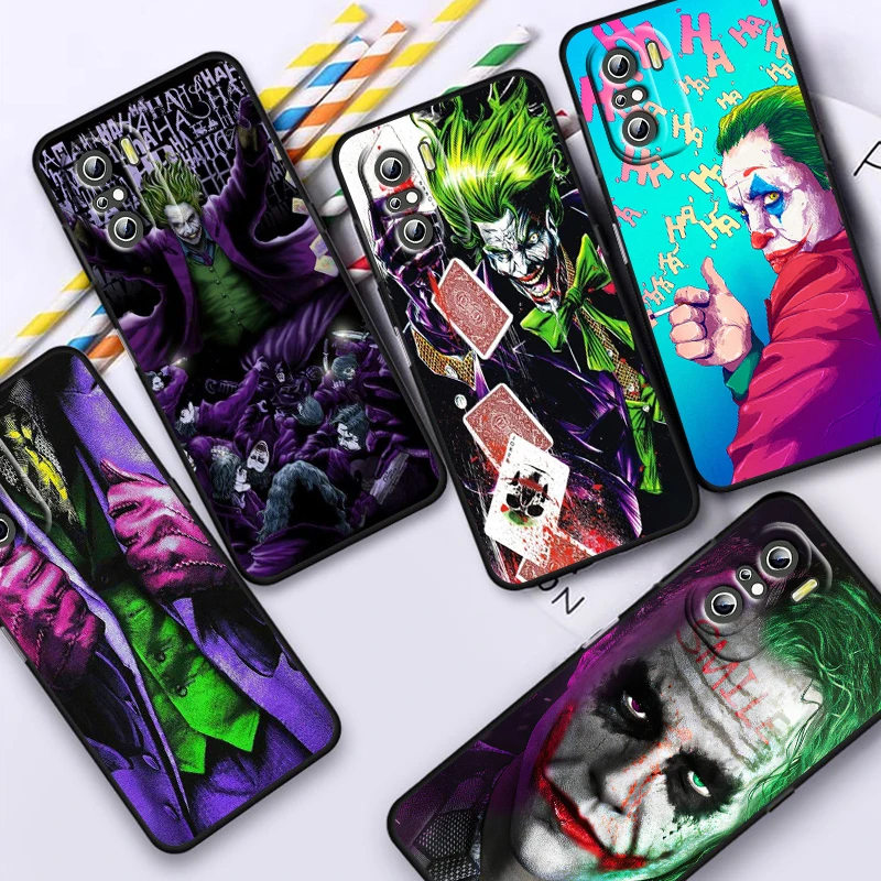 Funda de teléfono negra para Xiaomi Redmi Note 13, 12, 11E, 11S, 11, 11T, 10, 10S, 9, 9S Pro Plus, 4G, 5G