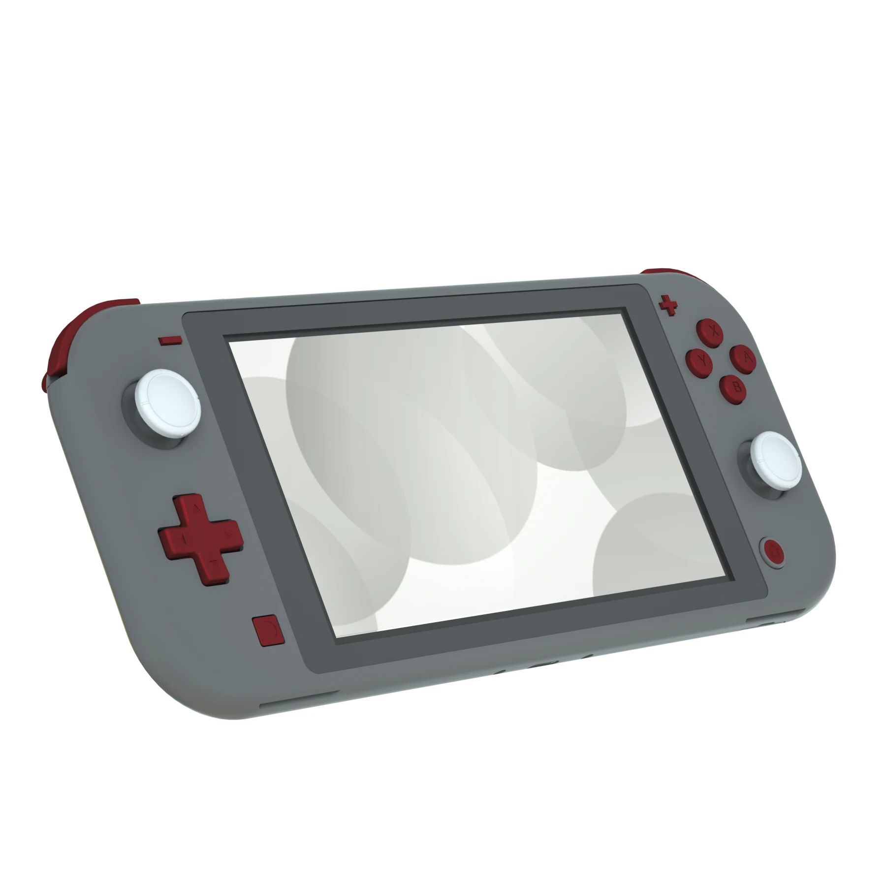 eXtremeRate Juego completo de botones de repuesto con herramientas para NS Switch Lite - Rojo escarlata - imagen 5