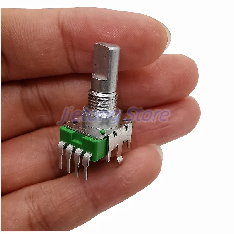 Alpha Boss-potenciómetro GT10, 10 piezas, efecto de volumen 0B2.5 K, 4 pines, rotación Vertical de 360 grados, 15mm, longitud del mango del medio eje - imagen 4