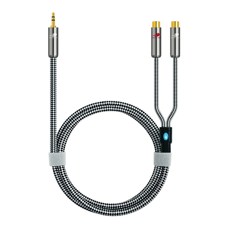 Mini Cable de Audio Jack, enchufe de 3,5mm a enchufe hembra RCA Dual para TV, PC, amplificador de Audio para coche, auriculares, 1M, 1,5 M, 2M, 3M, 5M, 8M, 10M, 15M - imagen 5