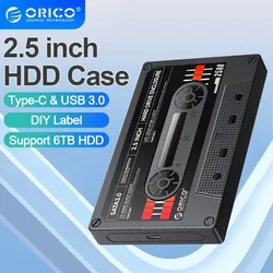 ORICO Carcasa HDD SATA de 2,5″ con USB-C