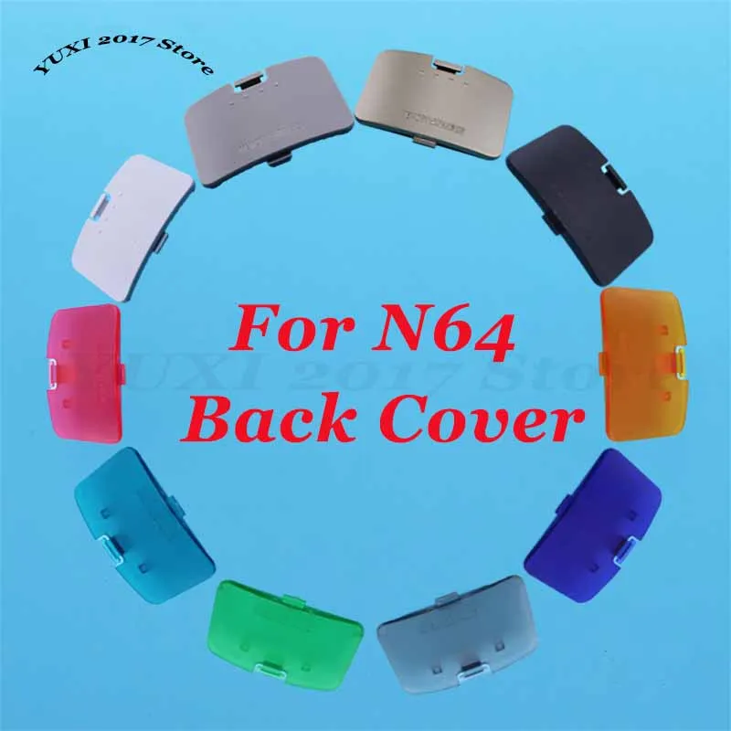 Cubierta de tarjeta de expansión, cubierta trasera de expansión de memoria, cubierta de ranura para tarjeta de memoria, cubierta de puerta del compartimento adecuada para consola N64, 1 ud.