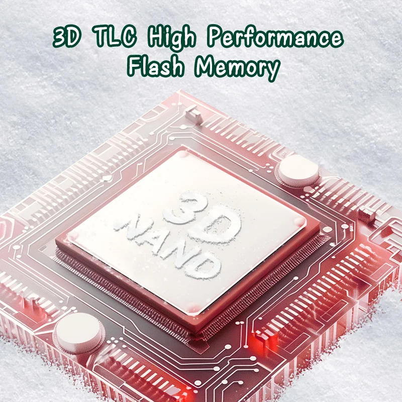 GUDGA-disco duro interno de estado sólido para ordenador portátil, dispositivo de almacenamiento de 2,5 pulgadas, SSD, 128GB, 256GB, 512GB, TLC, regalo para Navidad - imagen 4