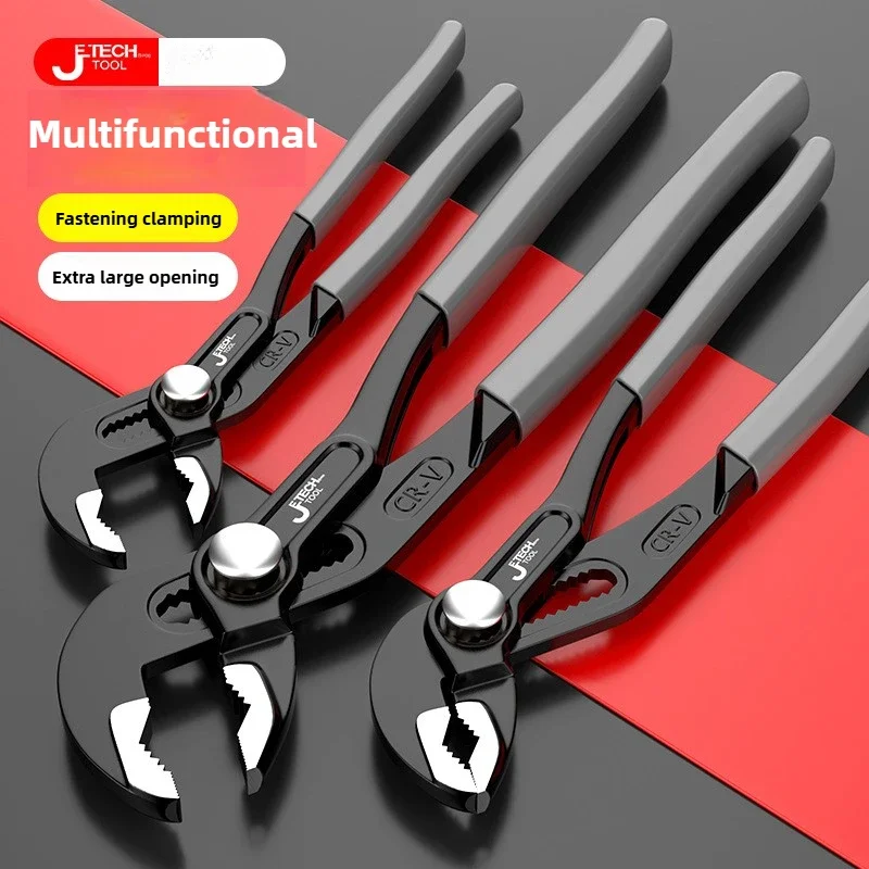 Alicates para bomba de agua de 8/10/12 pulgadas, alicates de plomería de liberación rápida, llave de tubo, alicates de abrazadera de tubo de agua ajustables, herramientas manuales para el hogar - imagen 2