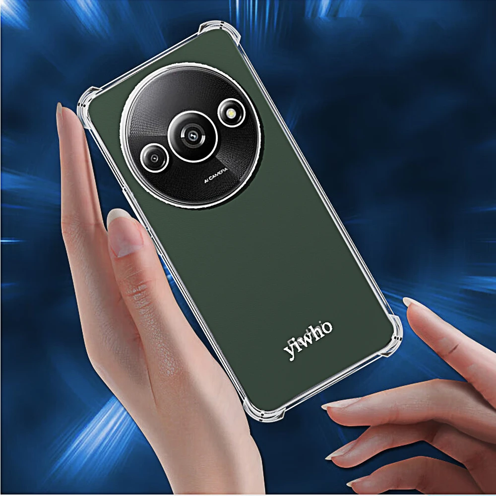 Funda de teléfono a prueba de golpes para Xiaomi Redmi A3 A2 A1 Plus A 3 2 1 + transparente transparente Note 13 Pro 4G 5G Plus funda trasera suave de TPU - imagen 5